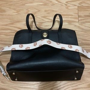 Coach Shoulder Work Bag in Black